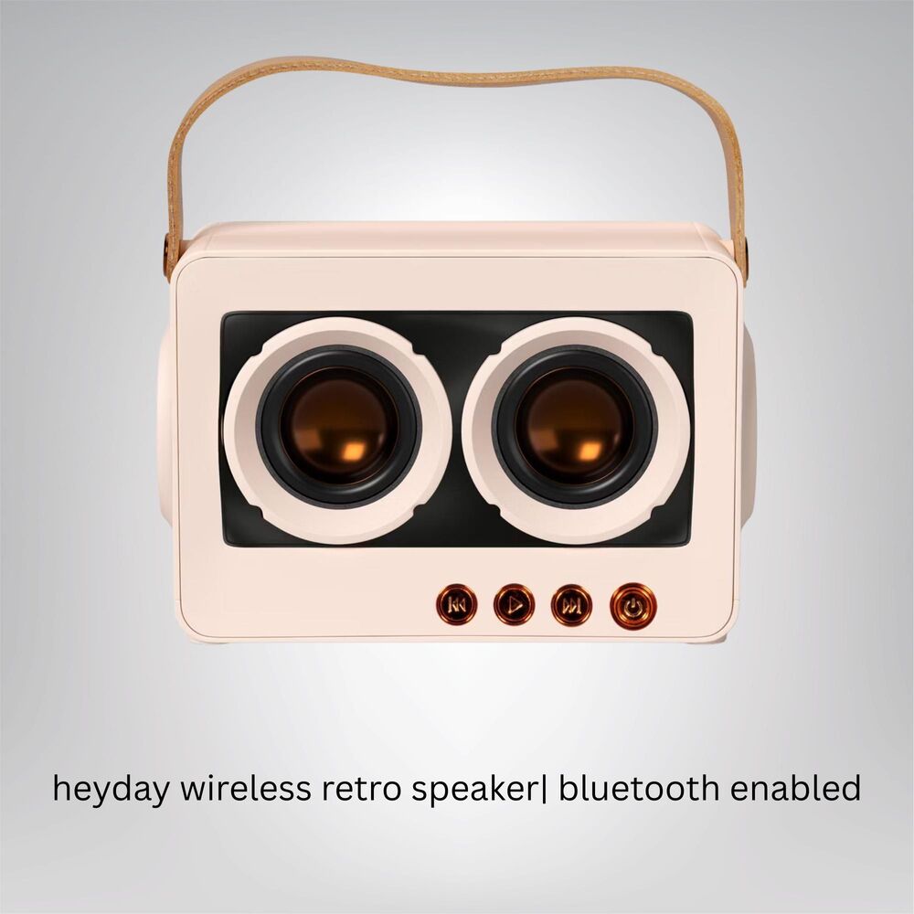 Heyday Retro Bluetooth Speaker | Portable Wireless Speaker | Tech Gift